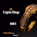3d Crypto Rings.