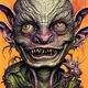 Grotesque goblin official