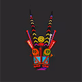 3D AFRICAN MASKS