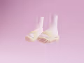 Food with footwear