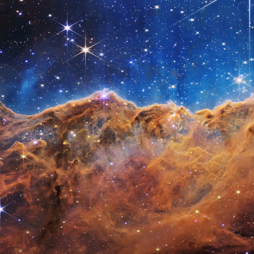 Cosmic Cliffs in the Carina Nebula NIRCam Image