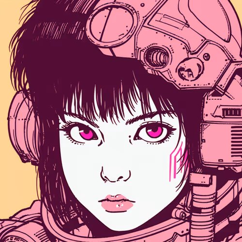 "Tek-Temple spirits" Metaverse Unique Cyberpunk Avatar/Portraits (PFP)