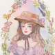 Flowers Girls Garden Pastel