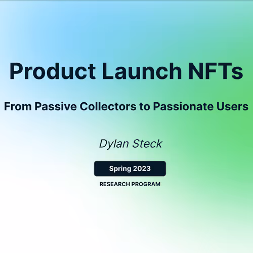Product Launch NFTs