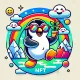 Α cheerful penguin 2
