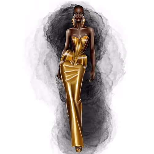 Golden woman 888