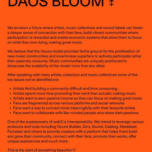 Let a million DAOs bloom