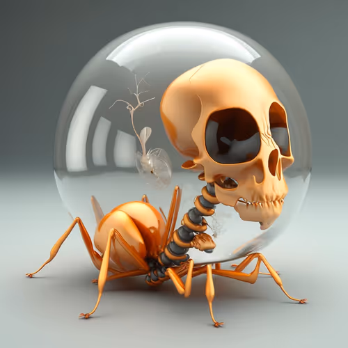 Ant's skeleton