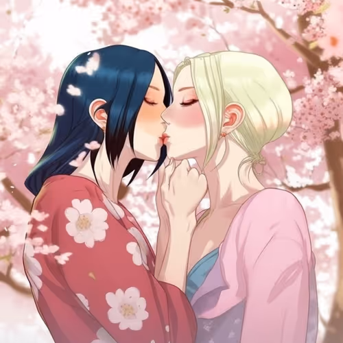 TIN Anime lesbian