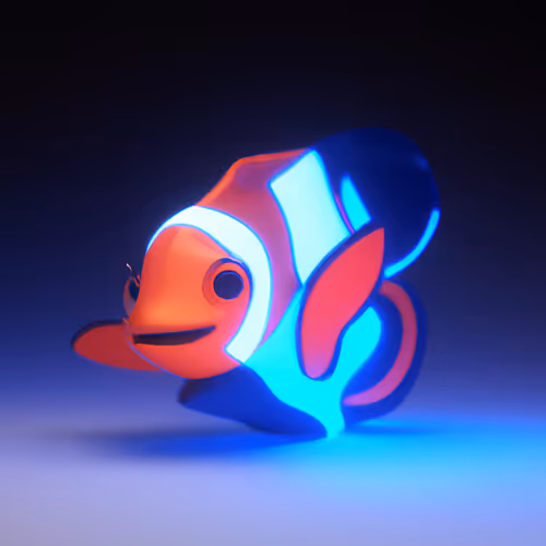 AI Shiny Fish - old