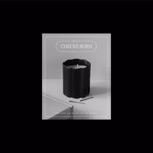 Checks Burn Candle co