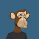 "The Lonely Ape" - Bored Ape 3001 by VibesMuseum