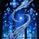 Blue Starry Sky Love