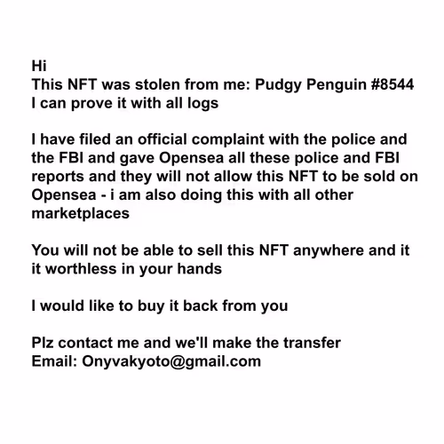 my stolen nfts