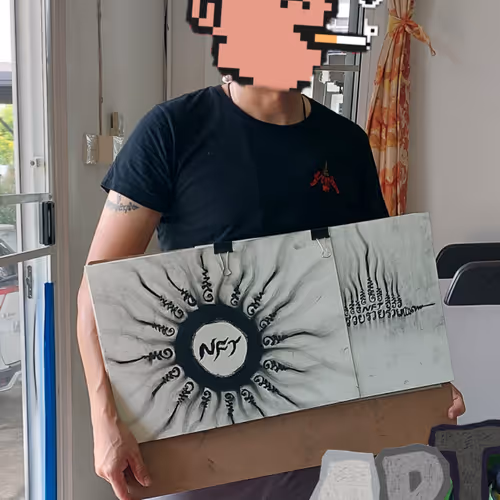 Yant NFT Black charcoal