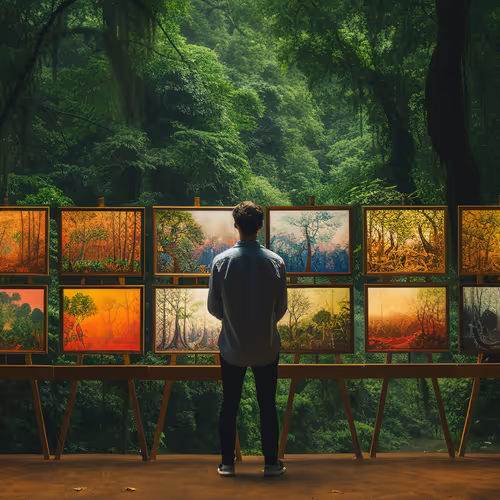 If An Artist Paints in the Forest...