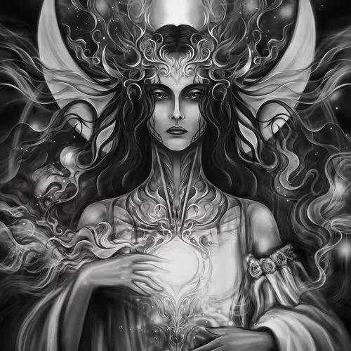 Black and White. Digital Art