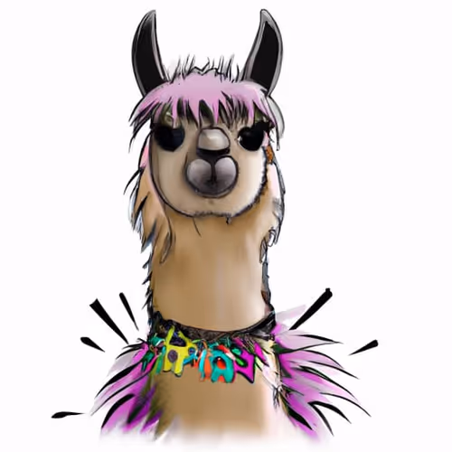 alpacas with bling