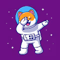 Shiba astronaut