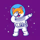 Shiba astronaut