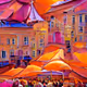 Digital Art - Busy Market Place