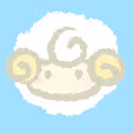 Illustration of a sheep like rice