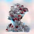 Ice and Flowers - old
