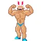 The Muscle Bobs Posing
