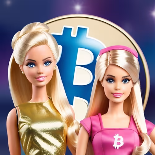 NFT Barbie Style Like Bitcoin Edition 2023