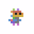 Colors Pixels Dinos