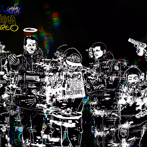 STAY EATTIN, BANK ON CRYPTO - GLITCH CORRUPTION SET (RARE)