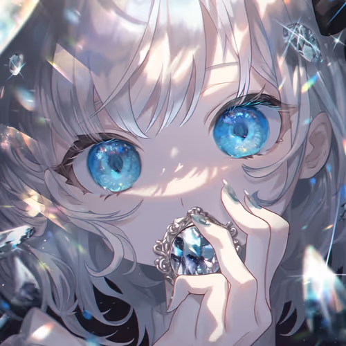 blue eyes that quietly heal