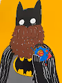 Batman with beard
