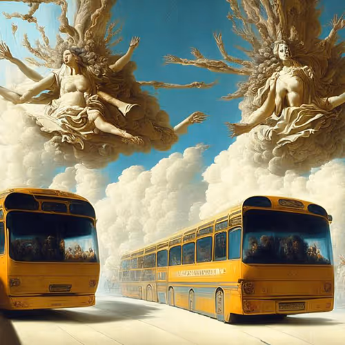 The art of waiting for the bus