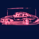 Neon crypto cars