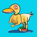 Muscular Duck - old