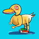 Muscular Duck - old