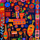 AI Romanian Folk Abstract