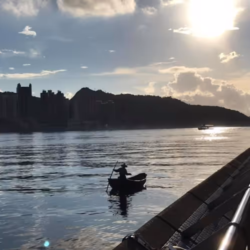 Fishing in Victoria Harbour