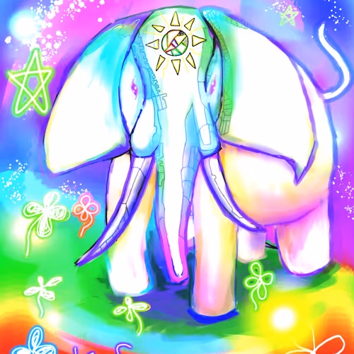 white animal collection