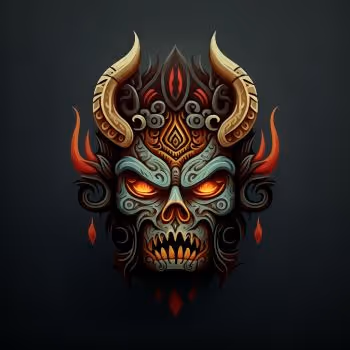 Rare Demon Masks