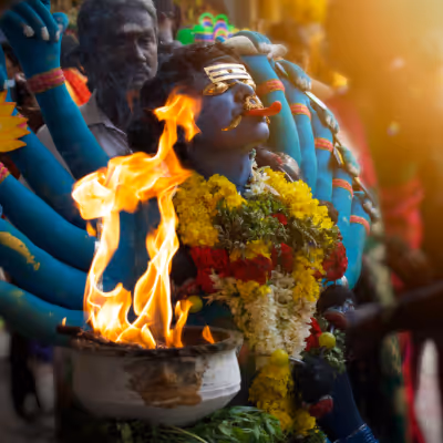 "Divine Euphoria - Unveiling the Splendor of Kulasai Dussehra by Kiran"