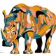 The African Big5 collection - ArtByAlzan