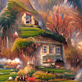 House in the grass