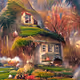 House in the grass