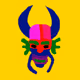MASQUE COLORE AFRICAIN