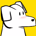 Shying Dog - old