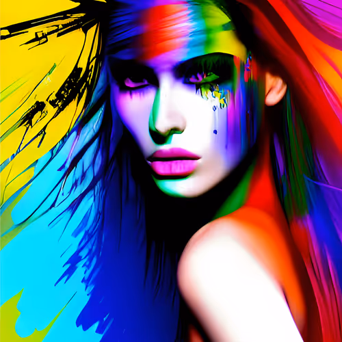 Rainbow Women Colorful and Strong