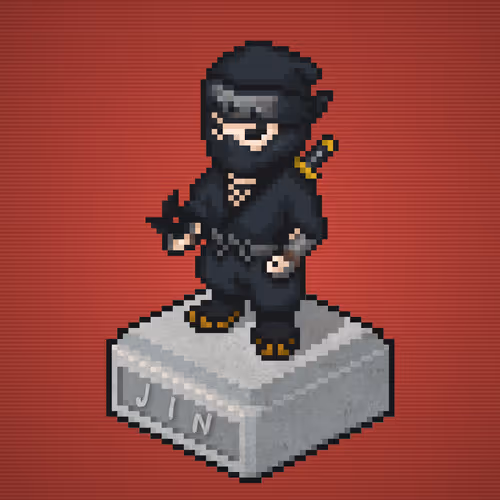 Pixel Ninja Doll