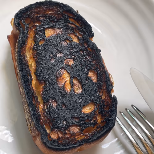 Burnt bread